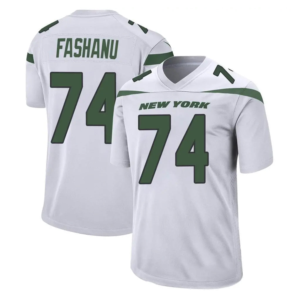 Davalo NY.Jets #74 Olu Fashanu Player White Spotlight Home Game Stitched Jerseys