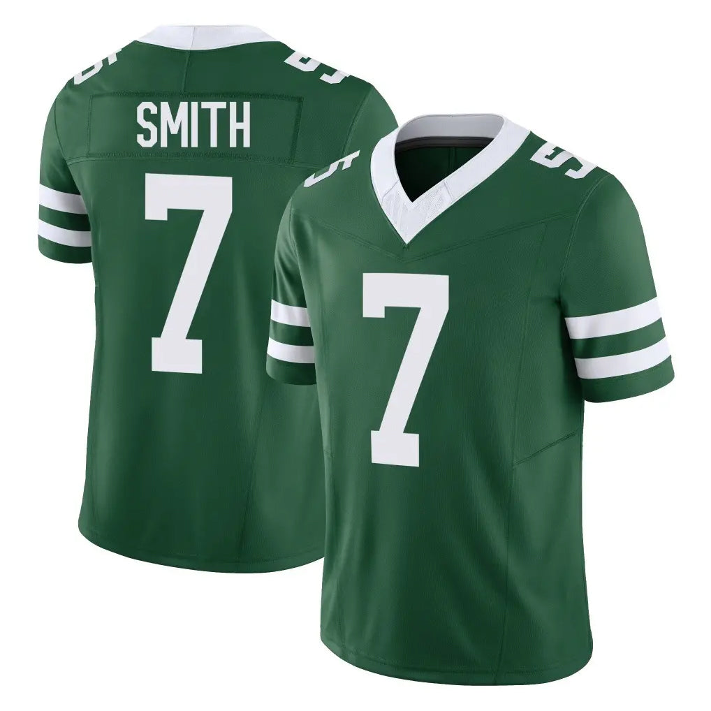 Davalo NY.Jets #7 Geno Smith Player Green Legacy Limited Vapor F.U.S.E. Home Game Stitched Jerseys