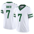 Davalo NY.Jets #7 Geno Smith Player White Legacy Limited Vapor F.U.S.E. Home Game Stitched Jerseys