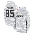 Davalo NY.Jets #85 Mason Taylor Player Arctic Camo Salute to Service Pullover Hoodies Limited Game Stitched Jerseys