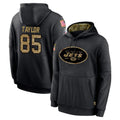 Davalo NY.Jets #85 Mason Taylor Player Black Salute to Service Hoodies Limited Game Stitched Jerseys