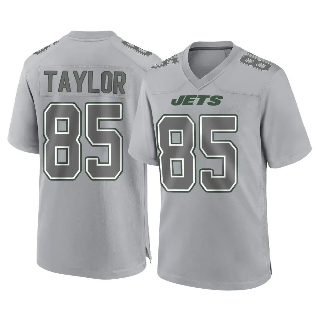 Davalo NY.Jets #85 Mason Taylor Player Gray Limited Atmosphere Fashion Home Game Stitched Jerseys
