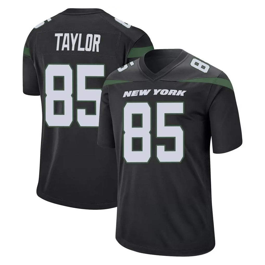Davalo NY.Jets #85 Mason Taylor Player Stealth Black Home Game Stitched Jerseys