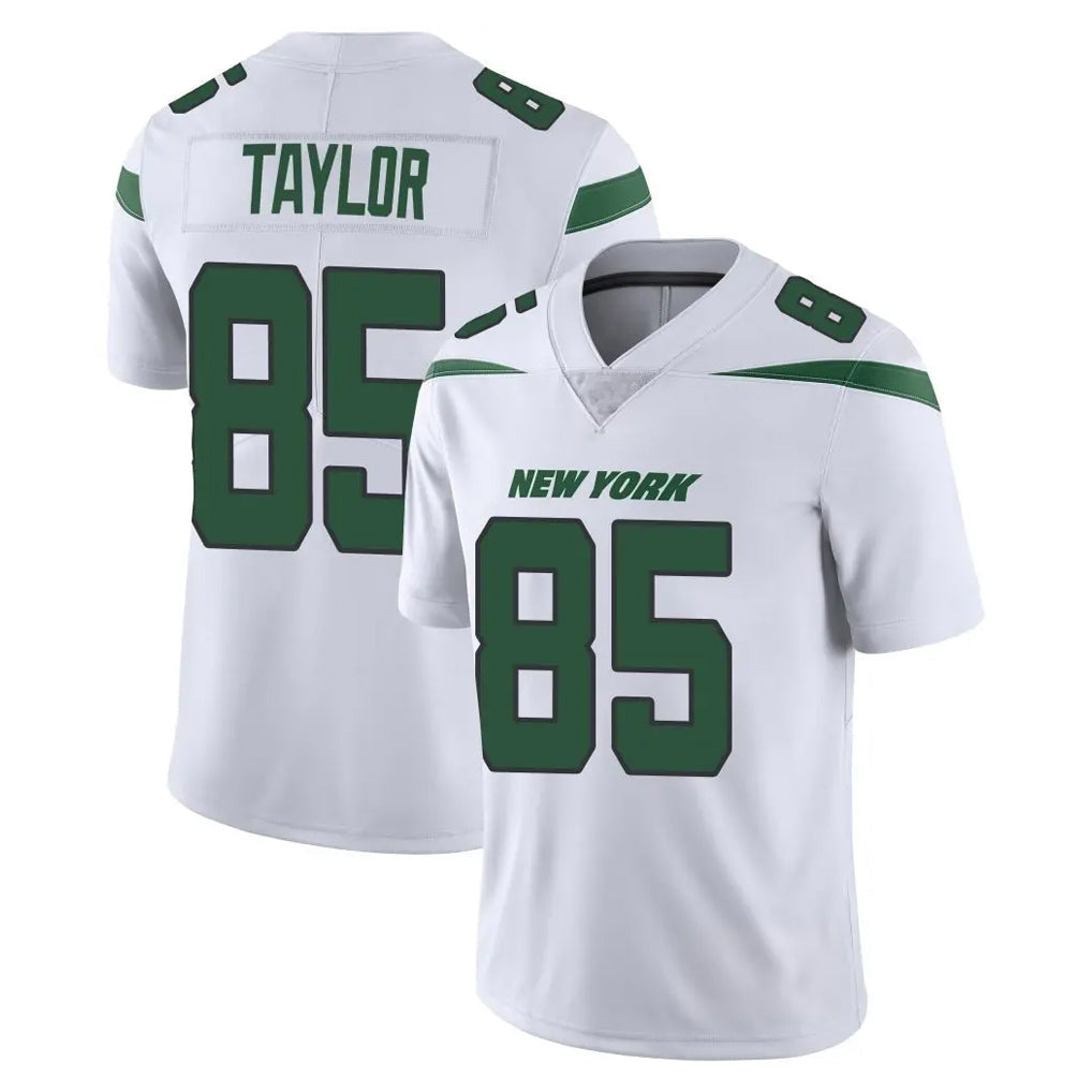 Davalo NY.Jets #85 Mason Taylor Player White Spotlight Limited Vapor Home Game Stitched Jerseys
