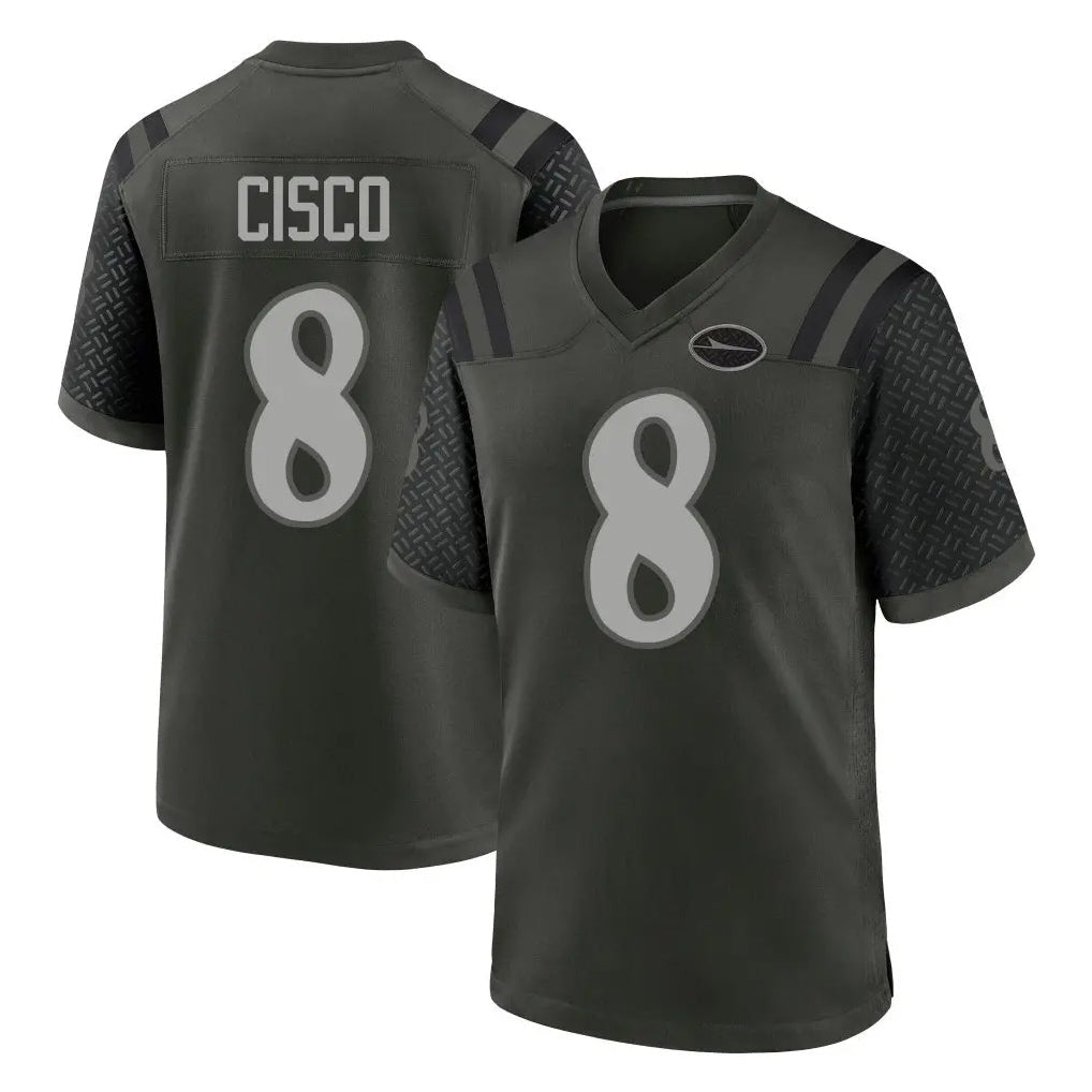 Davalo NY.Jets #8 Andre Cisco Player Green 2025 Rivalries Collection Home Game Stitched Jerseys