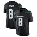 Davalo NY.Jets #8 Andre Cisco Player Stealth Black Limited Vapor Home Game Stitched Jerseys