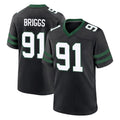 Davalo NY.Jets #91 Jowon Briggs Player Black Legacy Home Game Stitched Jerseys