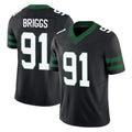 Davalo NY.Jets #91 Jowon Briggs Player Black Limited Legacy Vapor F.U.S.E. Home Game Stitched Jerseys