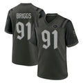 Davalo NY.Jets #91 Jowon Briggs Player Green 2025 Rivalries Collection Home Game Stitched Jerseys