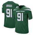 Davalo NY.Jets #91 Jowon Briggs Player Green Home Game Stitched Jerseys