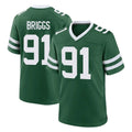 Davalo NY.Jets #91 Jowon Briggs Player Green Legacy Home Game Stitched Jerseys