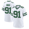 Davalo NY.Jets #91 Jowon Briggs Player White Legacy Home Game Stitched Jerseys