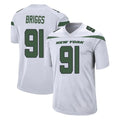 Davalo NY.Jets #91 Jowon Briggs Player White Spotlight Home Game Stitched Jerseys