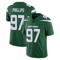 Davalo NY.Jets #97 Harrison Phillips Player Green Limited Vapor Home Game Stitched Jerseys