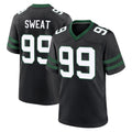 Davalo NY.Jets #99 T'Vondre Sweat Player Black Legacy Home Game Stitched Jerseys