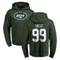 Davalo NY.Jets #99 T'Vondre Sweat Player Green LOGO Pullover Hoodies Limited Game Stitched Jerseys