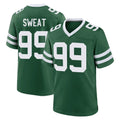 Davalo NY.Jets #99 T'Vondre Sweat Player Green Legacy Home Game Stitched Jerseys
