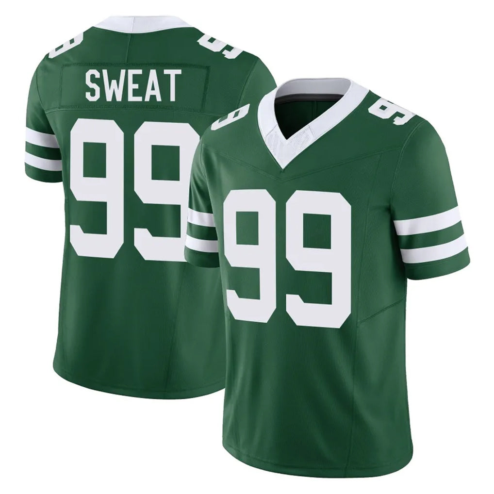 Davalo NY.Jets #99 T'Vondre Sweat Player Green Legacy Limited Vapor F.U.S.E. Home Game Stitched Jerseys