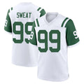 Davalo NY.Jets #99 T'Vondre Sweat Player White Classic Home Game Stitched Jerseys