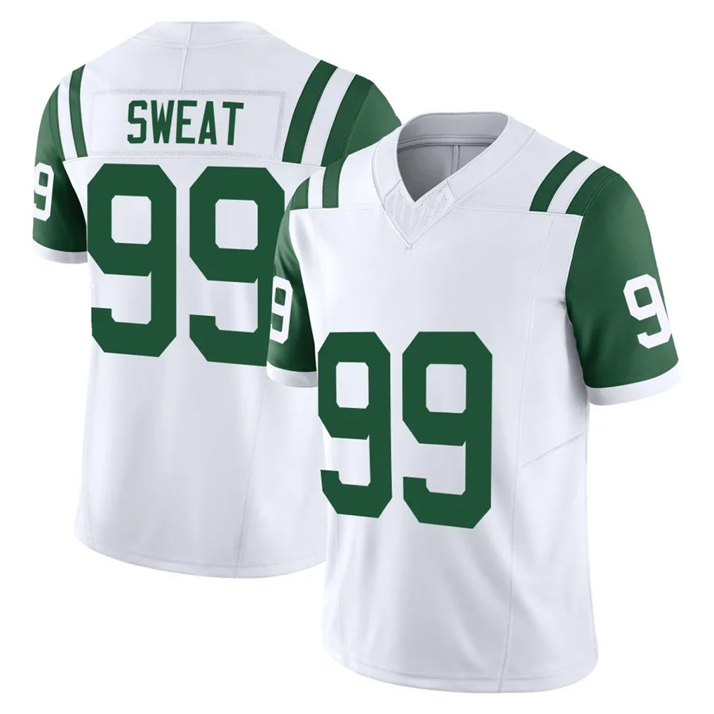 Davalo NY.Jets #99 T'Vondre Sweat Player White Limited Classic Vapor F.U.S.E. Home Game Stitched Jerseys