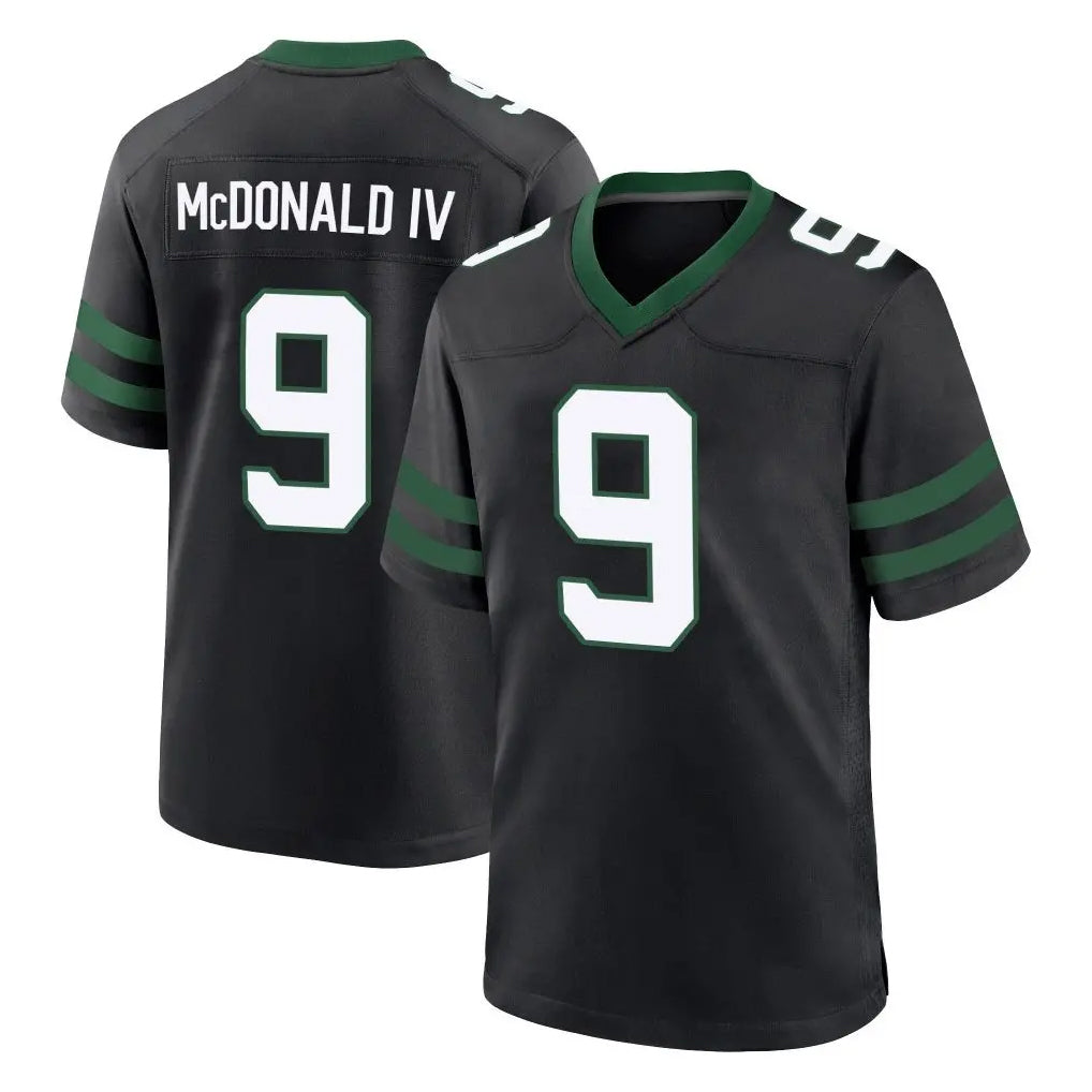 Davalo NY.Jets #9 Will McDonald IV Player Black Legacy Home Game Stitched Jerseys