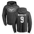 Davalo NY.Jets #9 Will McDonald IV Player Gray Pullover Hoodies Limited Game Stitched Jerseys