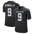 Davalo NY.Jets #9 Will McDonald IV Player Stealth Black Home Game Stitched Jerseys