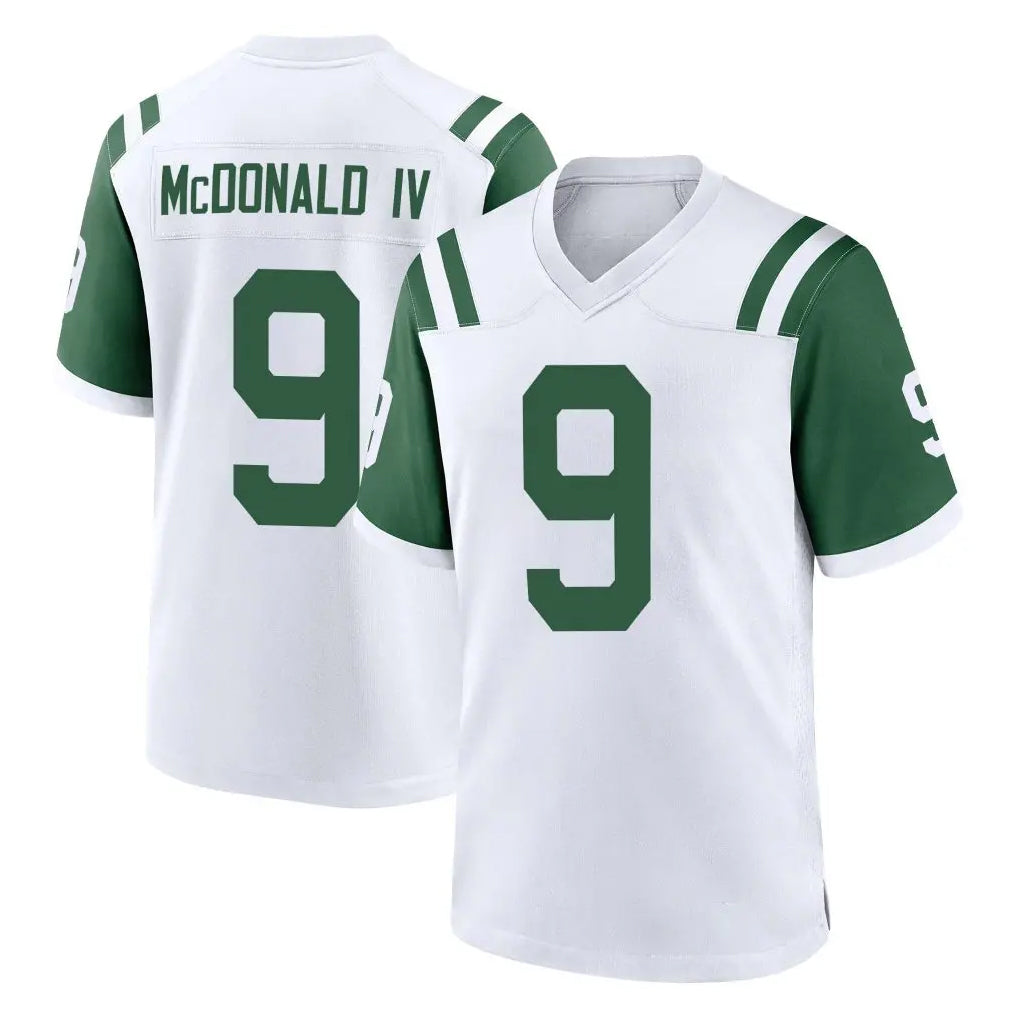 Davalo NY.Jets #9 Will McDonald IV Player White Classic Home Game Stitched Jerseys