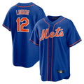 Davalo NY.Mets #12 Francisco Lindor Player Royal Home Game Stitched Jerseys