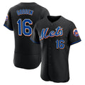 Davalo NY.Mets #16 Dwight Gooden Player Black Replica Home Limited Elite Stitched Jerseys