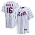 Davalo NY.Mets #16 Dwight Gooden Player White Home Replica Stitched Jerseys