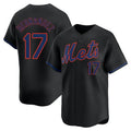Davalo NY.Mets #17 Keith Hernandez Player Black Alternate Home Limited Stitched Jerseys