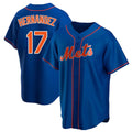 Davalo NY.Mets #17 Keith Hernandez Player Royal Home Game Stitched Jerseys