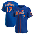 Davalo NY.Mets #17 Keith Hernandez Player Royal Limited Elite Home Stitched Jerseys