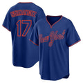 Davalo NY.Mets #17 Keith Hernandez Player Royal T-shirt Home Game Stitched Jerseys