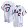Davalo NY.Mets #17 Keith Hernandez Player White Home Replica Stitched Jerseys