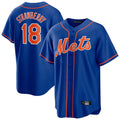 Davalo NY.Mets #18 Darryl Strawberry Player Royal Home Game Stitched Jerseys