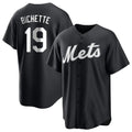 Davalo NY.Mets #19 Bo Bichette Player Black Home Game Stitched Jerseys