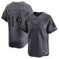 Davalo NY.Mets #19 Bo Bichette Player Gray City Connect Limited Stitched Jerseys