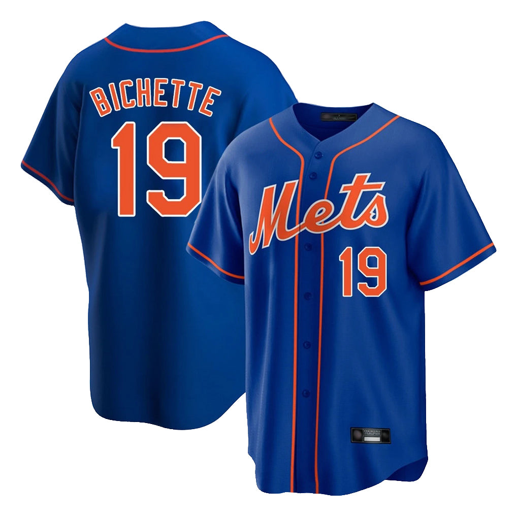 Davalo NY.Mets #19 Bo Bichette Player Royal Home Game Stitched Jerseys