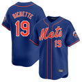 Davalo NY.Mets #19 Bo Bichette Player Royal Home Limited Stitched Jerseys