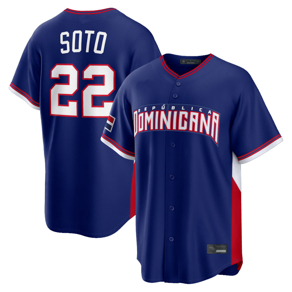 Davalo NY.Mets #22 Juan Soto Player Royal 2026 World Classic Home Limited Stitched Jerseys