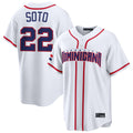 Davalo NY.Mets #22 Juan Soto Player White 2026 World Classic Home Limited Stitched Jerseys