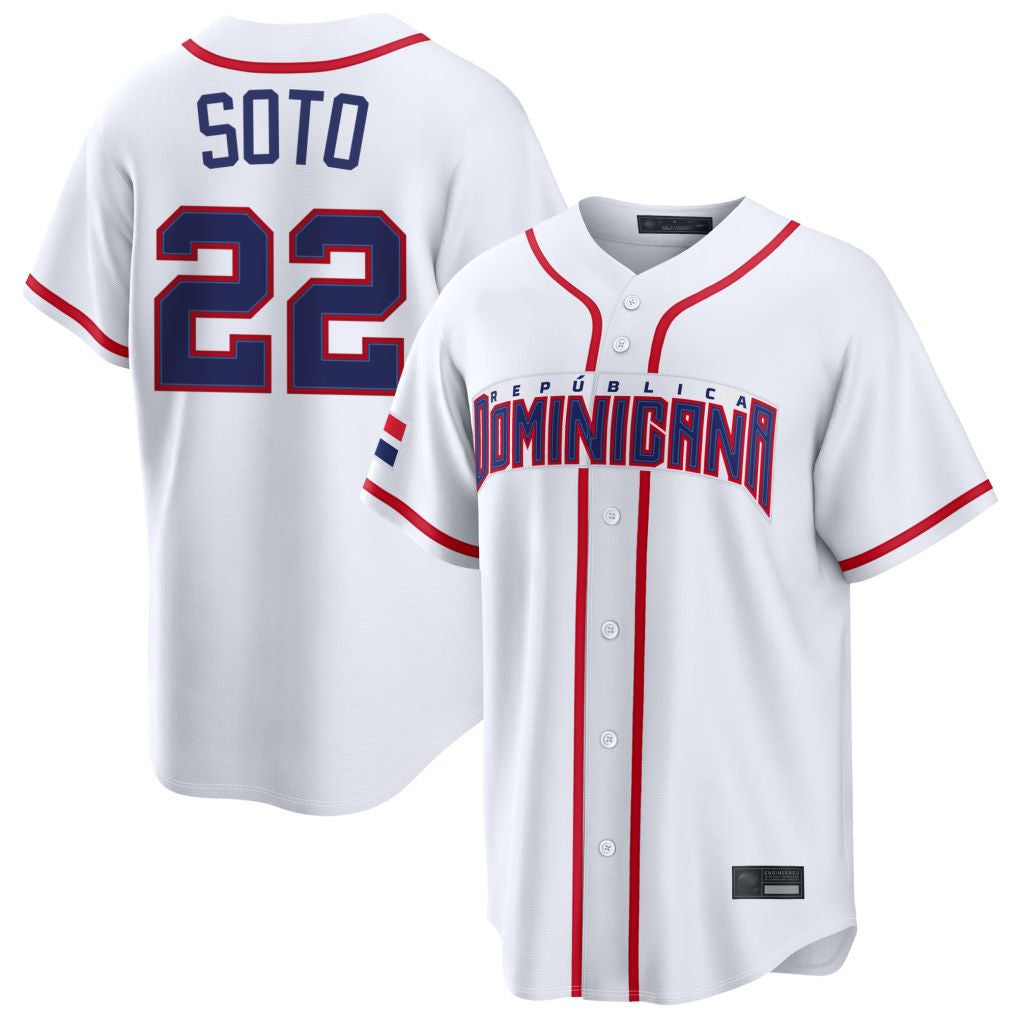 Davalo NY.Mets #22 Juan Soto Player White 2026 World Classic Home Limited Stitched Jerseys