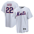 Davalo NY.Mets #22 Juan Soto Player White Home Game Stitched Jerseys