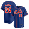 Davalo NY.Mets #26 Nolan McLean Player Royal Home Limited Stitched Jerseys