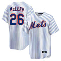 Davalo NY.Mets #26 Nolan McLean Player White Home Game Stitched Jerseys