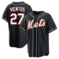 Davalo NY.Mets #27 Mark Vientos Player Black Fashion Out Game Stitched Jerseys