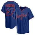 Davalo NY.Mets #27 Mark Vientos Player Royal T-shirt Home Game Stitched Jerseys
