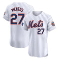 Davalo NY.Mets #27 Mark Vientos Player White Home Limited Elite Stitched Jerseys